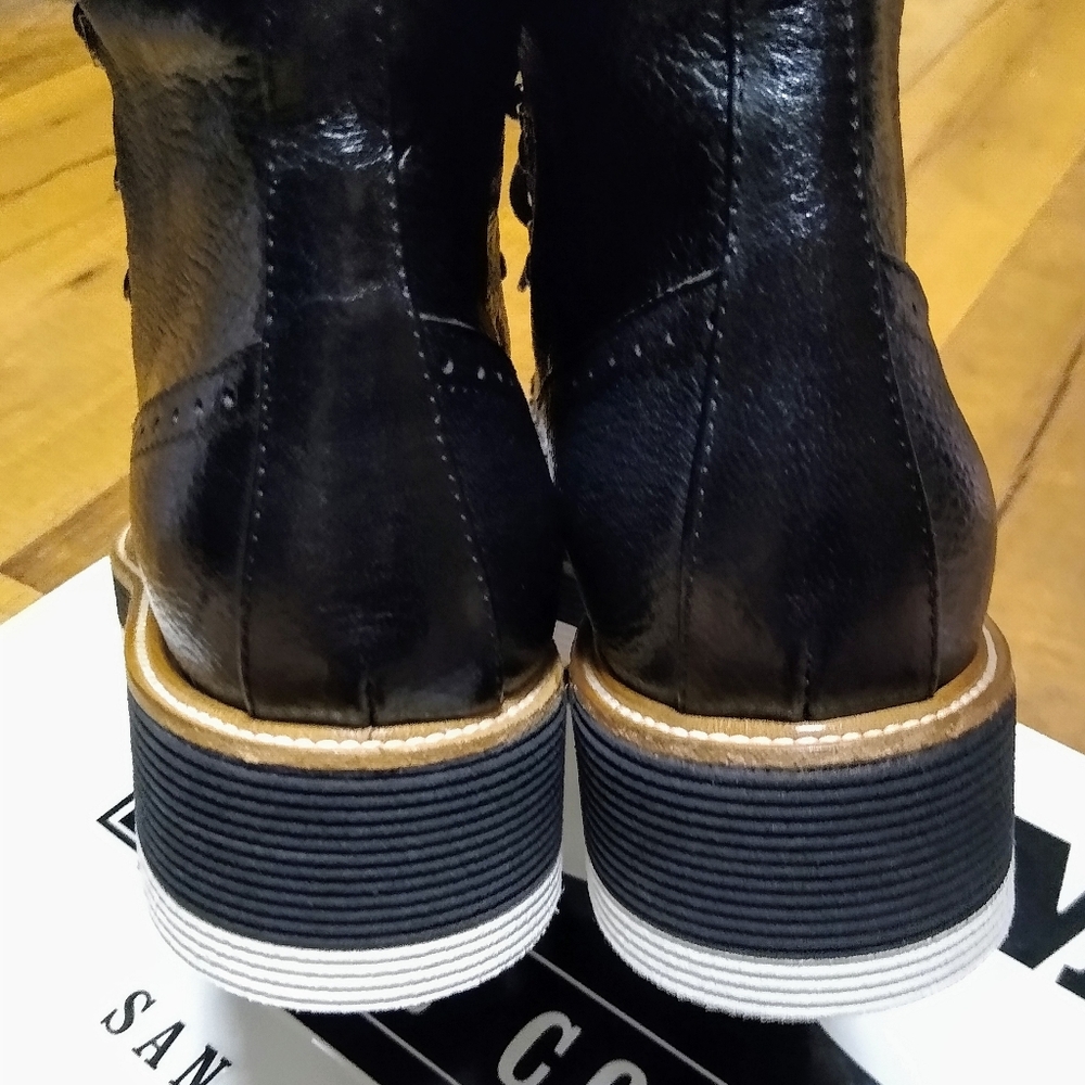 👠SALE!!Valentina Italian Leather Booties - Picture 3 of 9